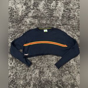 UNIF striped cropped sweater